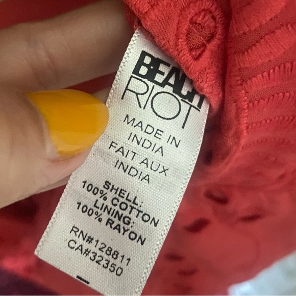 NWT Set- Beach Riot x Revolve Eyelet Crop Top and Pants | XS - Picture 14 of 14